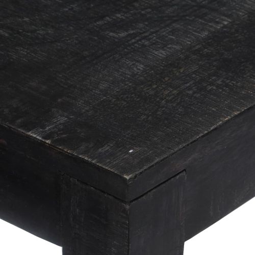 Konzolni stol crni 118 x 30 x 76 cm od masivnog drva manga slika 39