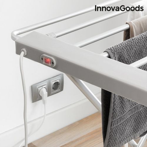 InnovaGoods sklopivi električni stalak za sušenje odjeće 100W Sivi  51x110x4cm slika 4