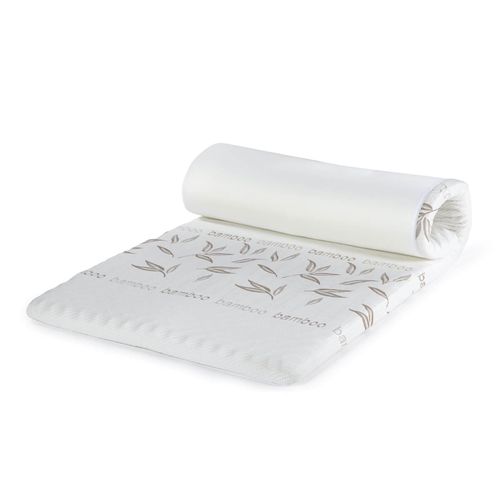 Nadmadrac/Roll up Vitapur Bamboo Relax - 5 cm white 120x200 cm slika 1