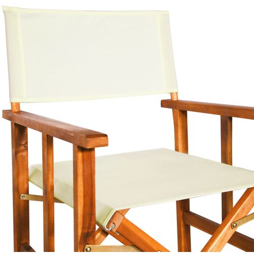 Redateljske stolice 2 kom od masivnog bagremovog drva slika 25