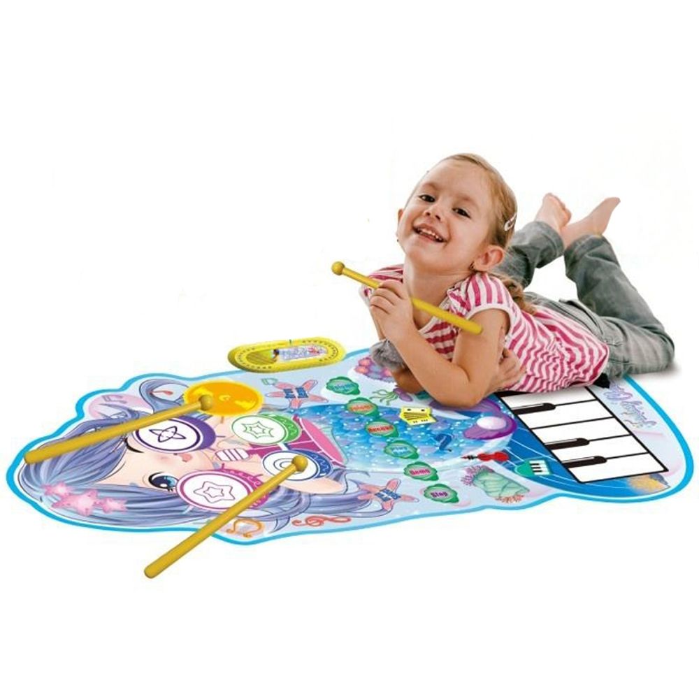 Woopie mermaid music mat 2u1 interaktivni bubnjevi slika 2