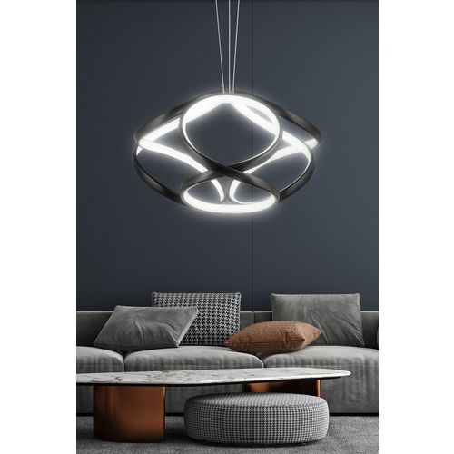 Apeiro - Black, White Light Black Chandelier slika 2