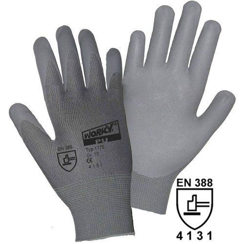 L+D worky Nylon PU DMF-FREE 1175-8 najlon rukavice za rad Veličina (Rukavice): 8, m EN 388 CAT II 1 Par slika 1