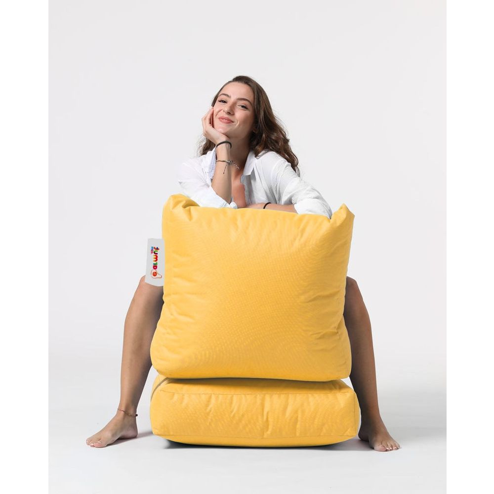 Siesta Sofa Bed Pouf - Žuti Vrt Bean Bag slika 10
