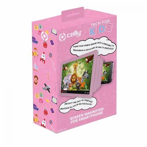 Celly screen magnifier pink slika 3