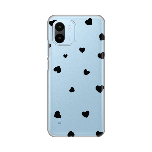 Torbica Silikonska Print Skin za Xiaomi Redmi A1/A2 Hearts slika 1