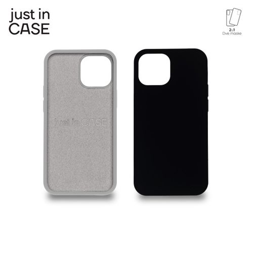 2u1 Extra case MIX PLUS paket CRNI za iPhone 13 Mini slika 1