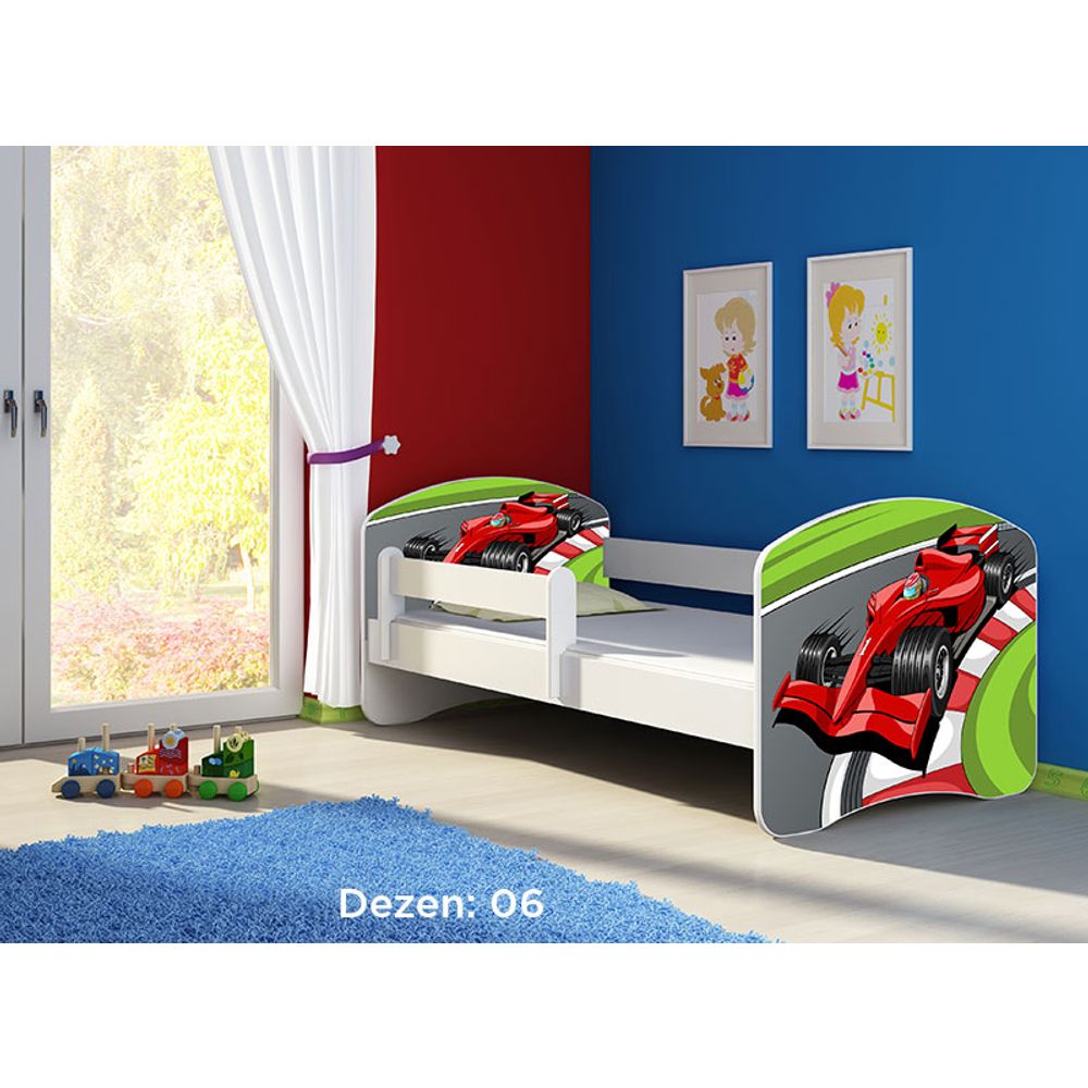 ACMA Dječiji krevet Acma II White - 140x70cm - Dezen 06 slika 2