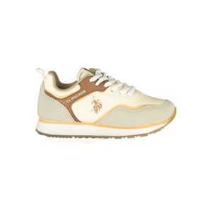 US POLO ASSN. BEIGE CHILDREN'S SPORTS SHOES