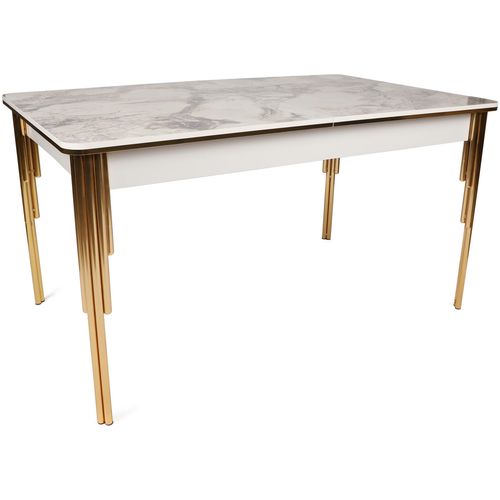 Damla 1102 Gold
White Extendable Dining Table slika 13