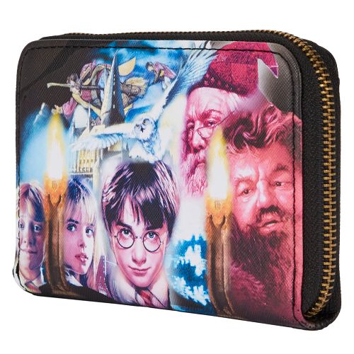 LOUNGEFLY HARRY POTTER SCORCERERS STONE ZIP AROUND WALLET slika 2