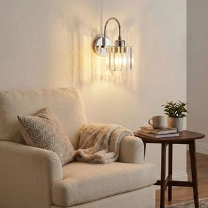 Zidna Lampa Yakops - 15710 - A, boje: Hrom