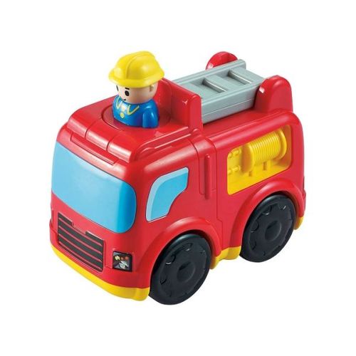 Infunbebe Igračka Za Bebe Press N Go Fire Engine slika 1