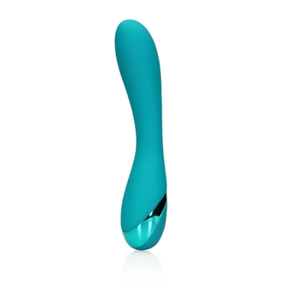 Loveline by Shots Smooth silikonski vibrator za G-točku - Teal Blue slika 1