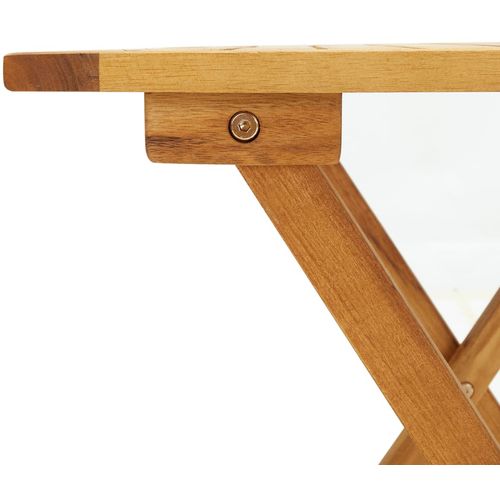 Bistro stol 46 x 46 x 47 cm masivno bagremovo drvo slika 33