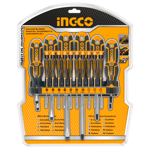 INGCO 18-delni set odvijača i preciznih odvijača HKSD1828