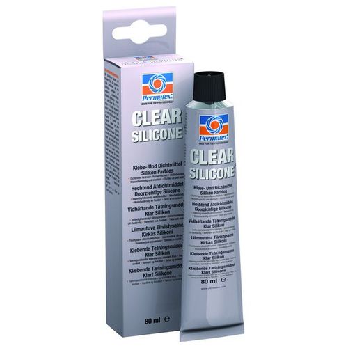 PERMATEX Clear RTV Silicone Adhesive Sealant 80 ml slika 1