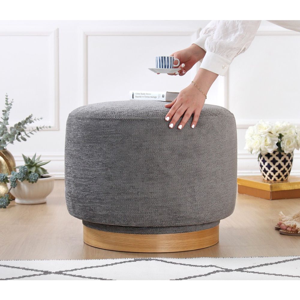 Turneed - Sivi Pouf slika 3