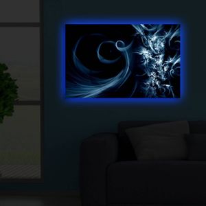 Wallity 4570DACT-37 Multicolor Decorative Led Lighted Canvas Painting