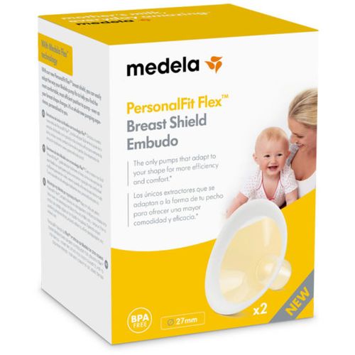 Medela Personalfit Flex štitnici, nastavci za izdajalice, 2 kom, vel. L (27 mm) slika 3