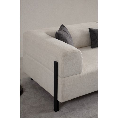 Woody Fashion Trosjed Gio 3 Seater - bijela slika 7