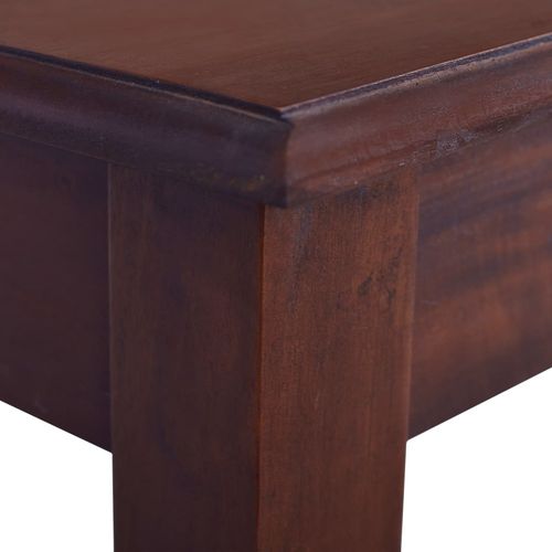 Konzolni stol klasični smeđi 120 cm od masivnog drva mahagonija slika 29