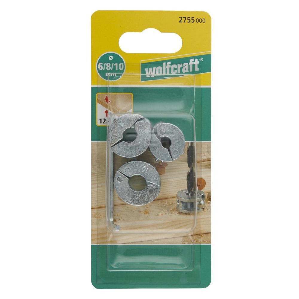 Wolfcraft Graničnik Dubine Bušenja Set Univerzalni fi 6, 8, 10 mm / 4 dijelni - 2755000 slika 4
