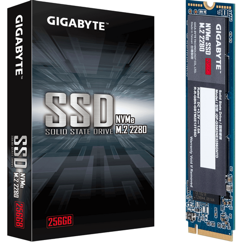 Gigabyte SSD 256GBM.2, PCIe, NVMe 1.3R/W : 1200/800MB/s slika 2