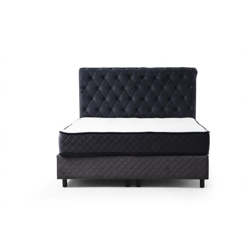 Sonata Set 120 x 200 v3 - Anthracite Anthracite Single Mattress, Base & Headboard slika 5