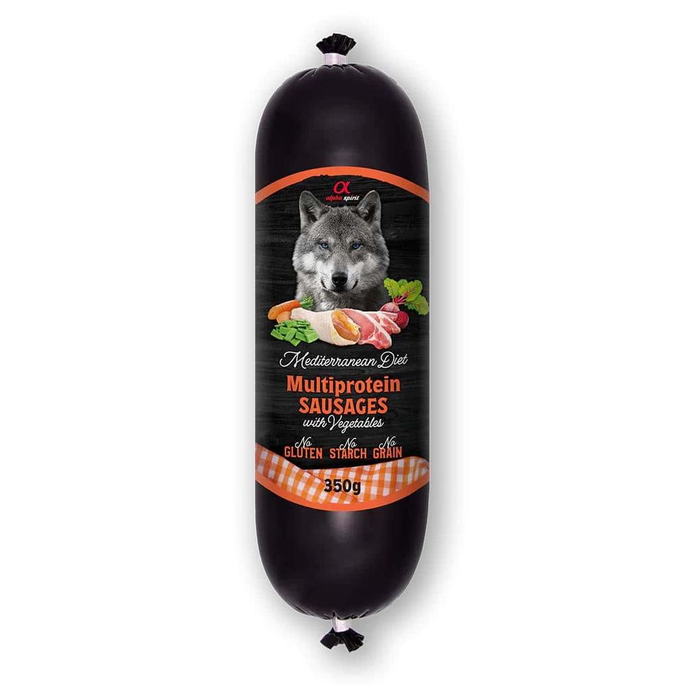 Alpha Spirit Mediterranean kobasica multiprotein s povrćem 150g slika 1