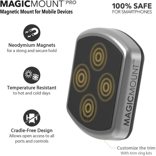 SCOSCHE, MagicMount™ Pro Extendo Teleskopski magnetski nosač, staklo/ploča slika 6