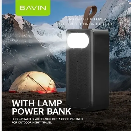 Bavin Power bank 60000mAh Micro/TypeC & Lightning crna slika 5