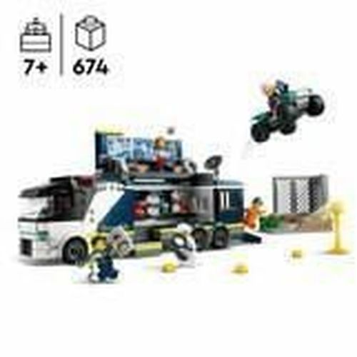 Playset Lego 60418 Police Mobile Criminology Laboratory slika 6