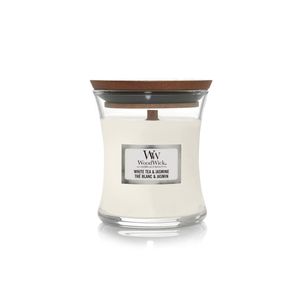 WOODWICK CLASSIC MINI, svijeća mirisna White tea & jasmine