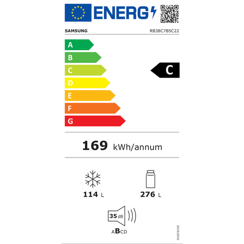 Samsung kombinirani hladnjak RB38C7B5C22/EF BESPOKE slika 2