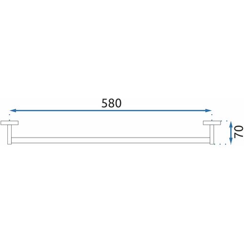 REA JEDNORUKA KUPAONSKA VJEŠALICA ZA RUČNIKE, ZLATNA MIST 1 slika 7