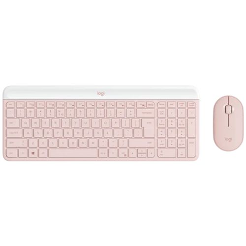 LOGITECH MK470 Wireless Desktop US Roze tastatura + miš slika 4