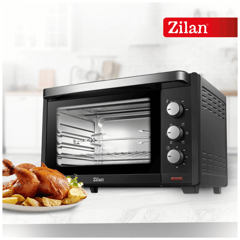 Zilan Mini pećnica sa grillom, zapremina 45 l, 2000 W, crna - ZLN1024 slika 6