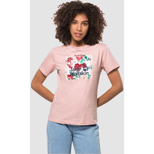 Ženska majica FLOWER LOGO T W T-shirt - ROZE slika 1