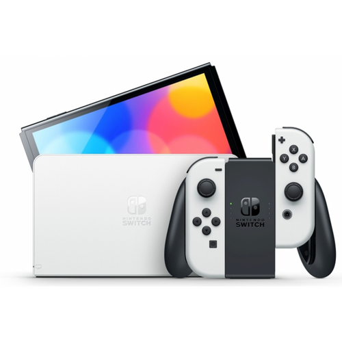 Nintendo Switch OLED Console - White Joy-Con slika 1