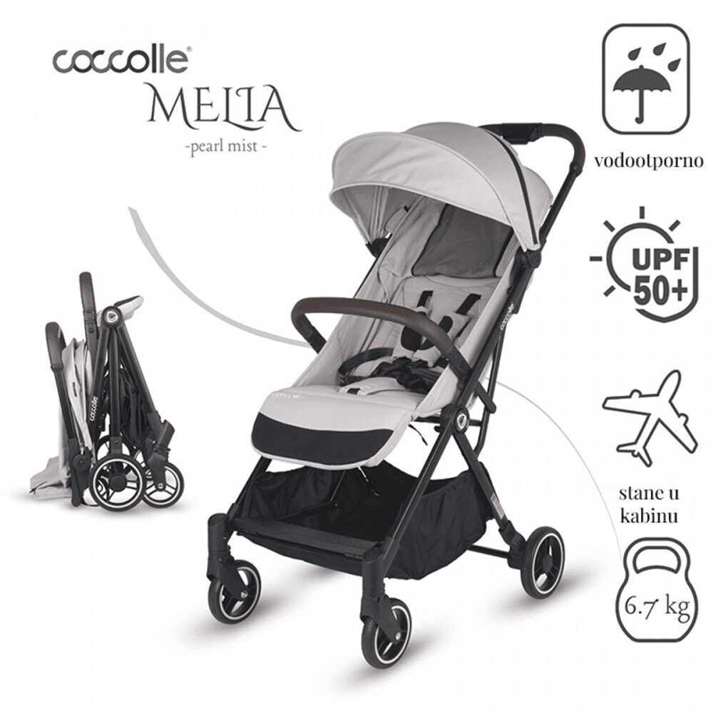 Coccolle® Kolica za bebe Melia, Pearl Mist slika 2