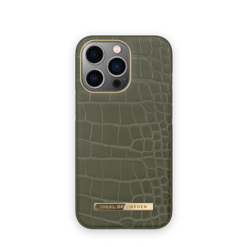 iDeal of Sweden Maskica AT - iPhone 13 Pro - Khaki Croco slika 1