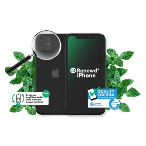 Renewd  Iphone 11 128 GB, crna -  (PROIZVOD KORIŠTEN) slika 1