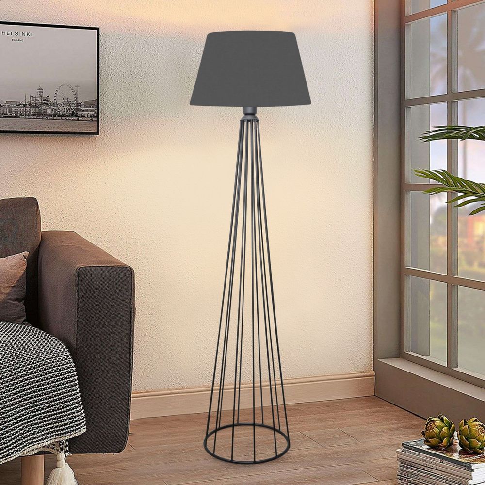 AYD-3040 Antracitna Podna Lampa slika 1