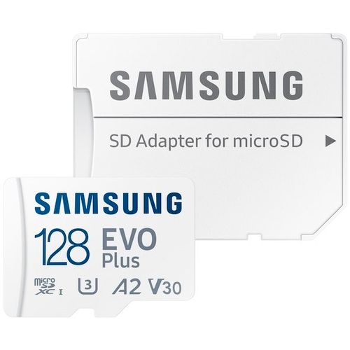 SAMSUNG Memorijska kartica EVO PLUS MicroSDXC 128GB class 10 + SD Adapter MB-MC128KA slika 1