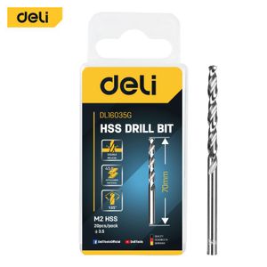 HSS Spiralna burgija za metal 3.5MM 1/20 DELI EDL16035G