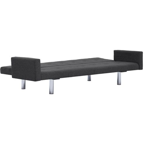 282218 Sofa Bed with Armrest Dark Grey Polyester slika 33