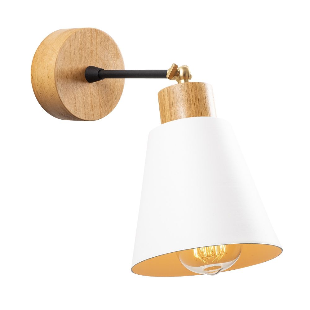 Manavgat - N-618 Bijela Zidna Lampa slika 2