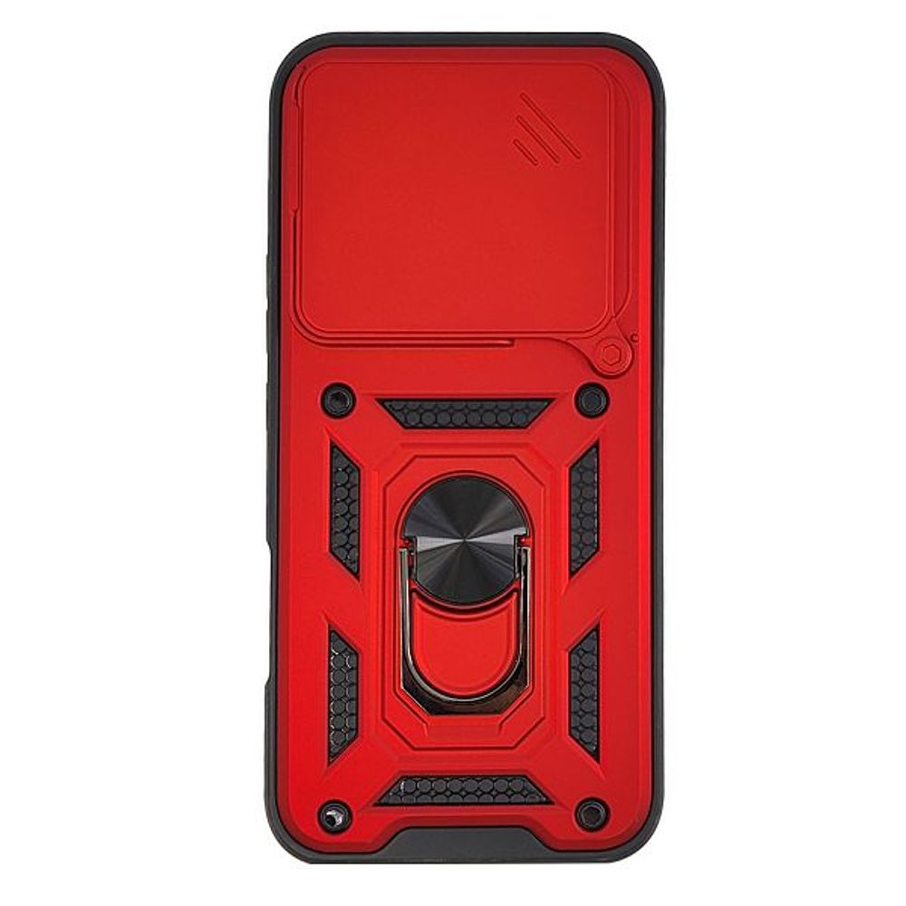 MM TPU HONOR 400 LITE - ANTI-SHOCK WITH RING crvena slika 1
