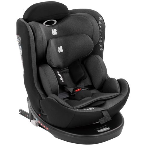 Kikka Boo Rotirajuća auto-sjedalica i-Safe i-Size 0-36kg (40-150cm) Isofix, Dark Grey slika 1